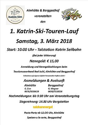 Plakat Tourenski Katrin